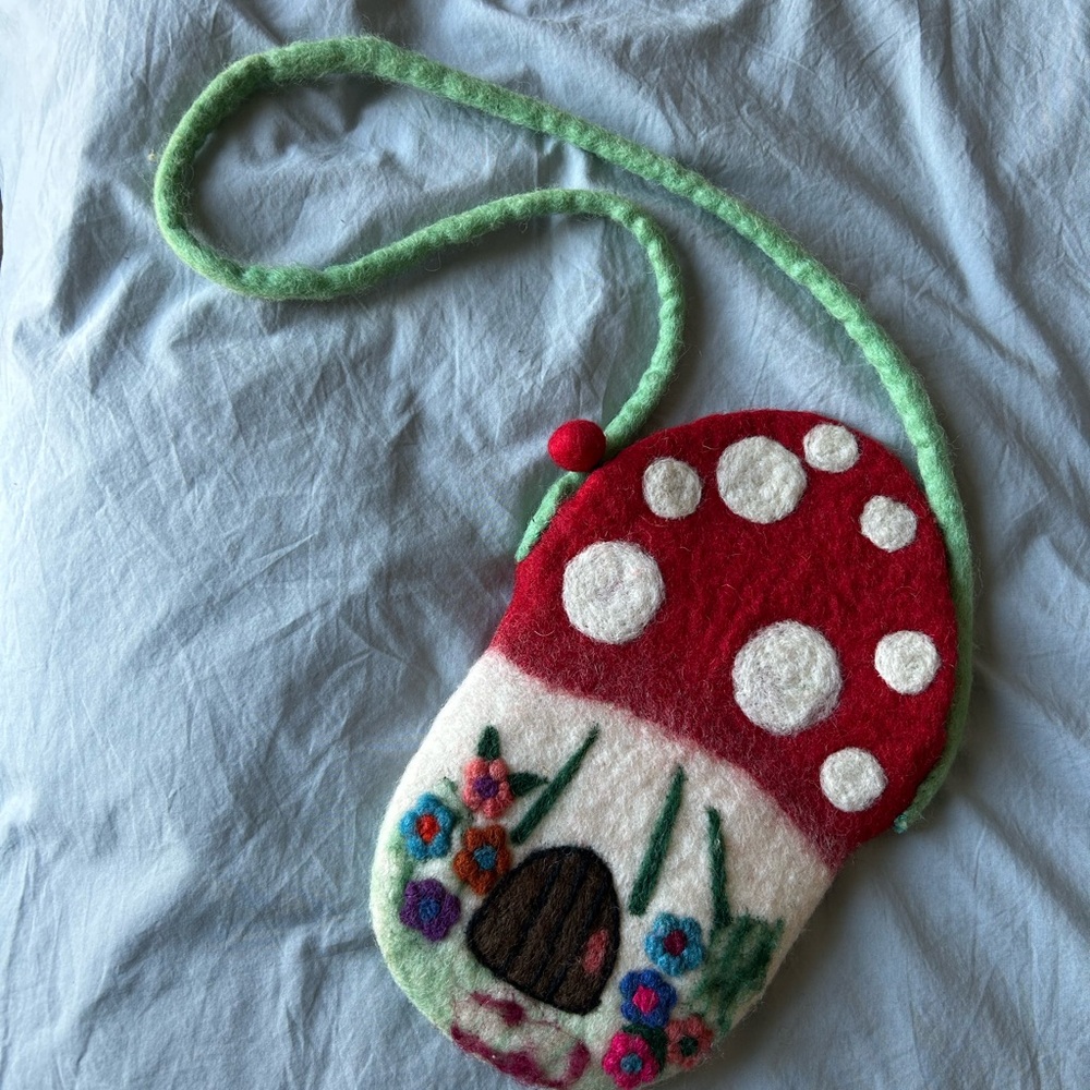 Mushroom Felt Bag